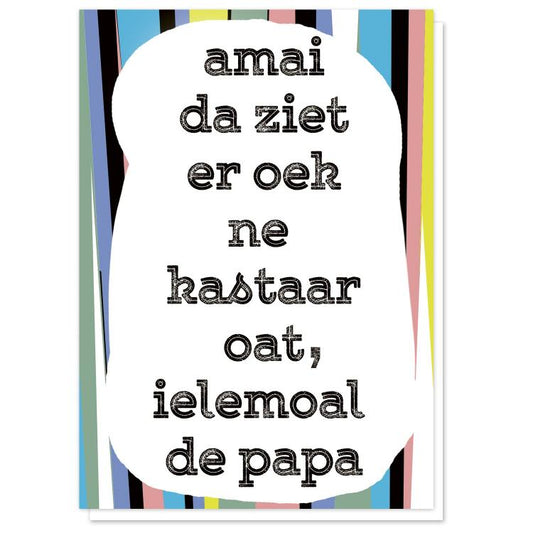 buy greeting card tante colette antwerp dialect