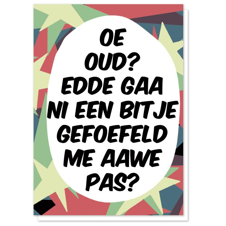 buy greeting card tante colette antwerp dialect