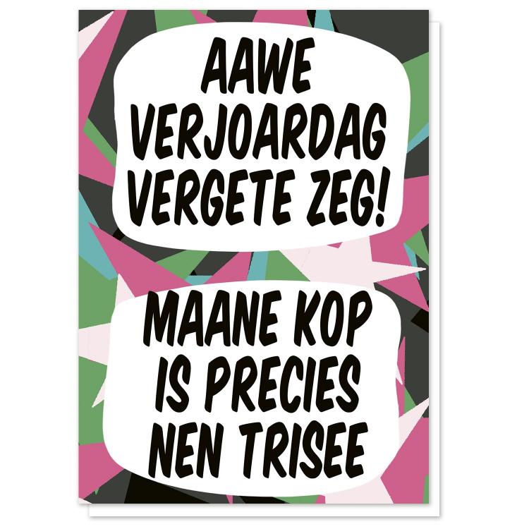 buy greeting card tante colette antwerp dialect