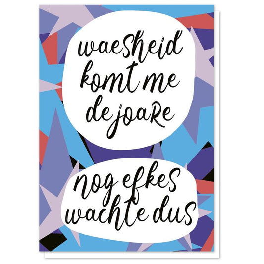 buy greeting card tante colette antwerp dialect