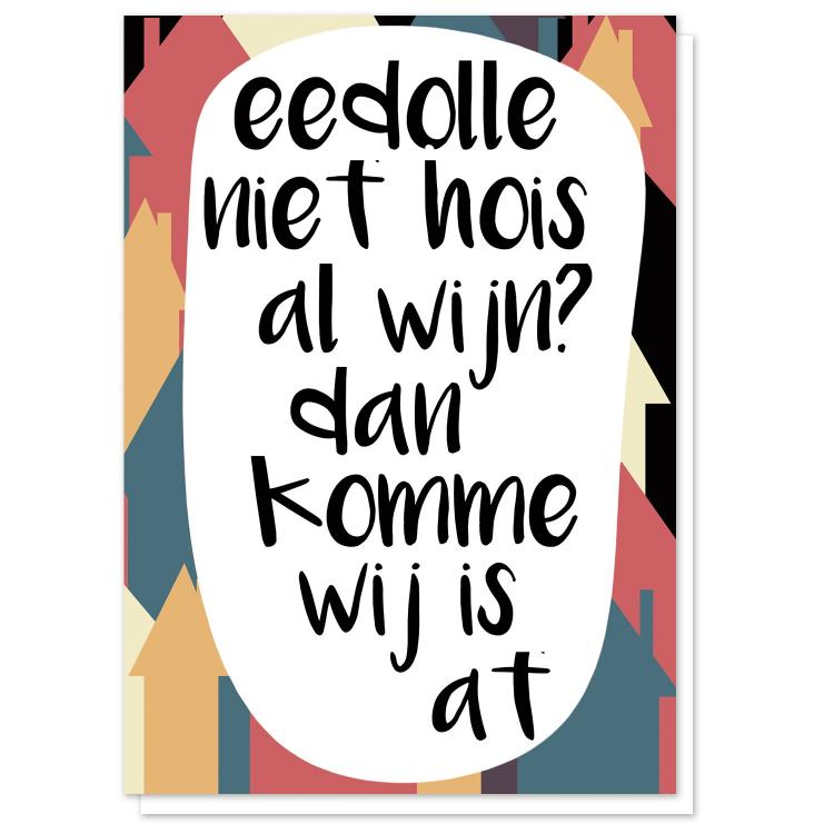 buy greeting card tante colette antwerp dialect