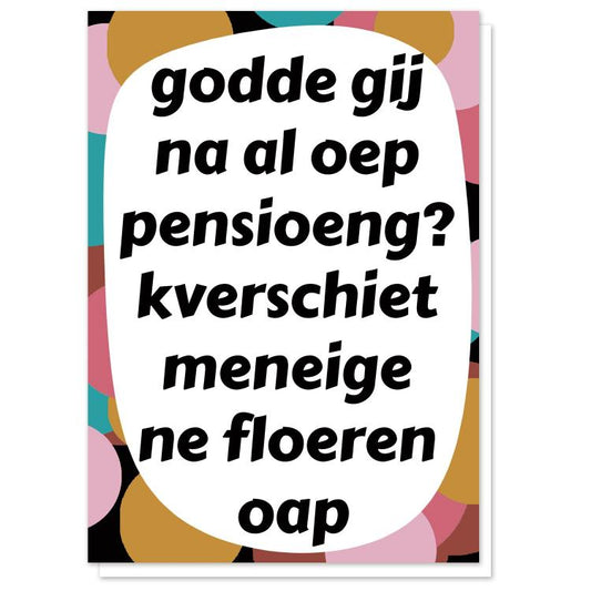 buy greeting card tante colette antwerp dialect