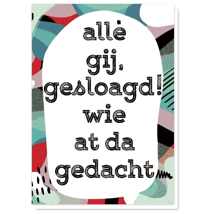 buy greeting card tante colette antwerp dialect