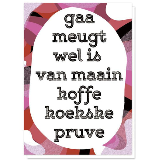 buy greeting card tante colette antwerp dialect