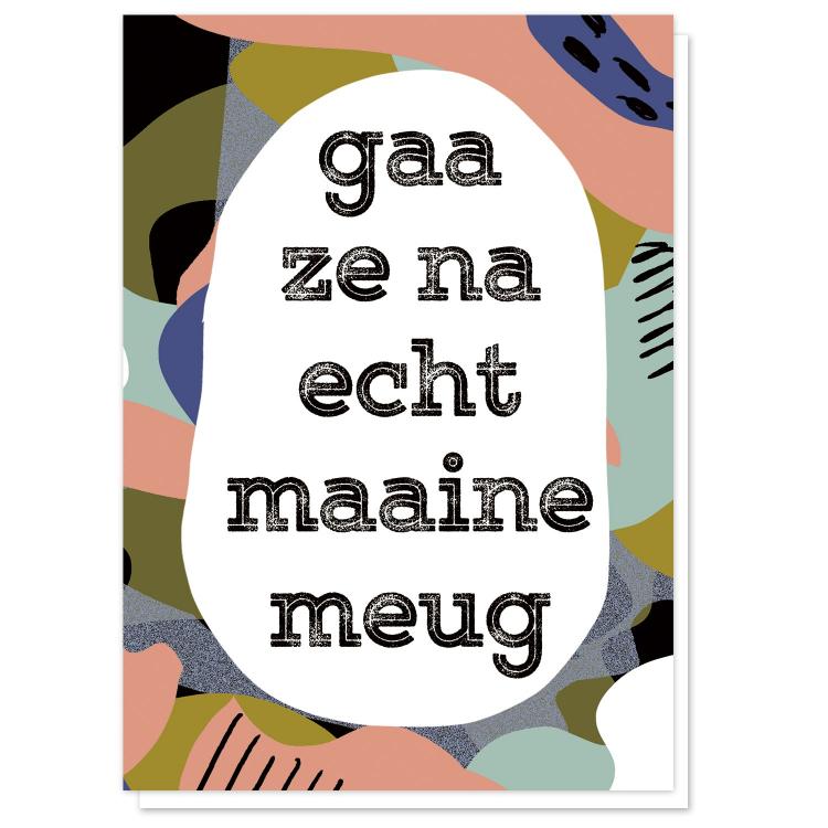 buy greeting card tante colette antwerp dialect