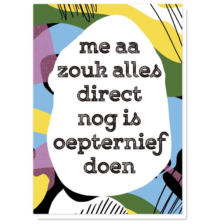 buy greeting card tante colette antwerp dialect