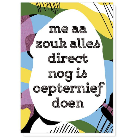 buy greeting card tante colette antwerp dialect