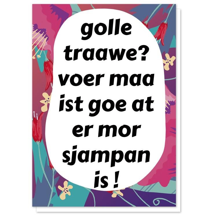 buy greeting card tante colette antwerp dialect