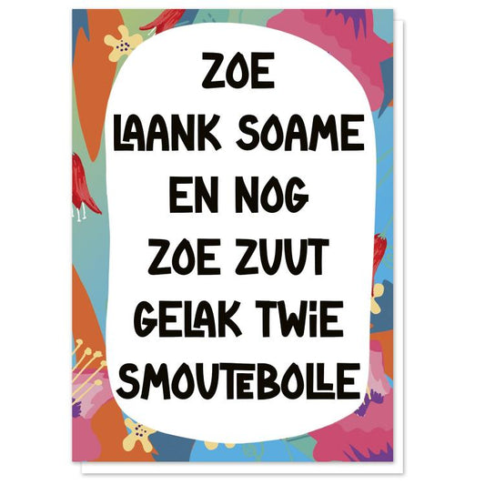 buy greeting card tante colette antwerp dialect