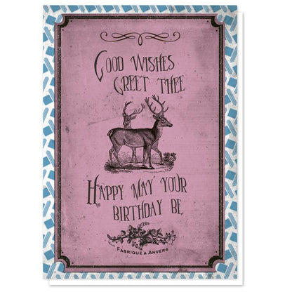 buy vintage birthday greeting card set