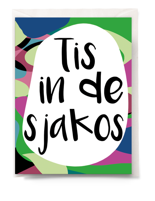 greeting card - Tante Colette - tis in de sjakos