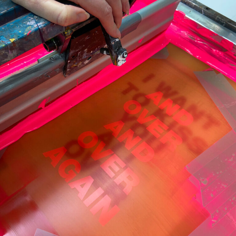 I Want to Kiss You All Over – 30×40 cm Screen Print by Gumbootz